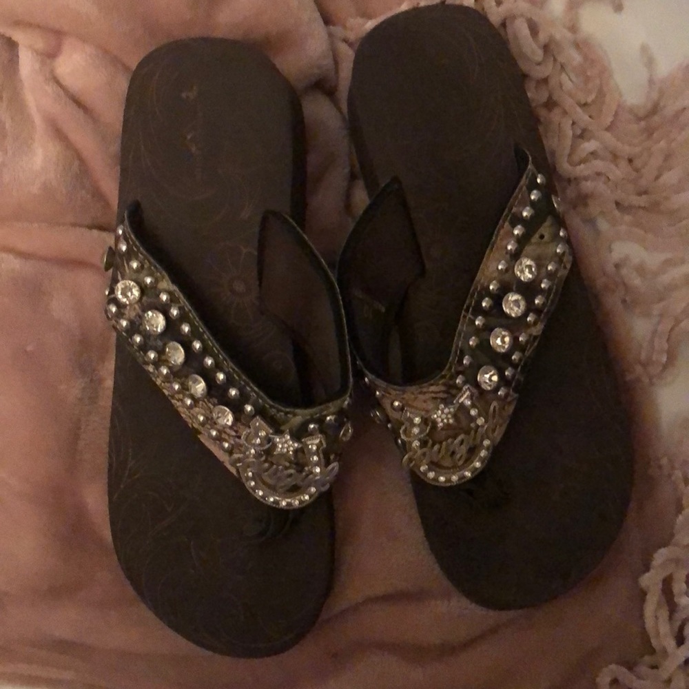 Cowgirl flip flops
